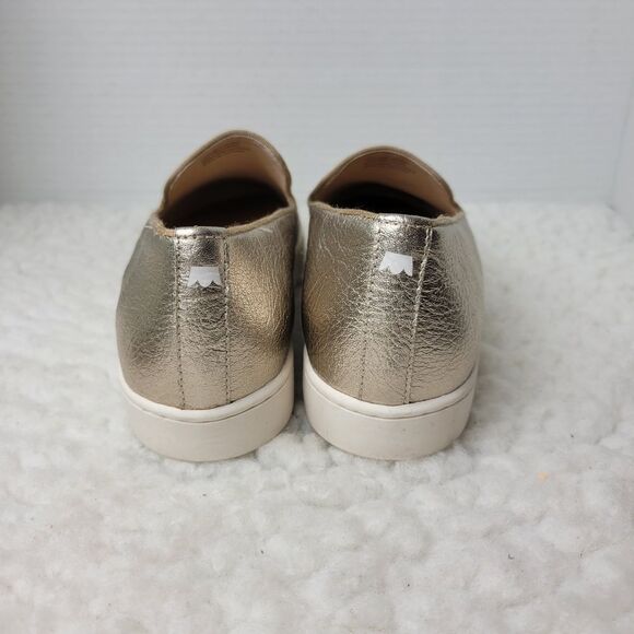 Birdies The Swift Women's Sneaker Size 7 Gold Leather Slip On Shoes SWF-GLD-0 - Picture 4 of 10